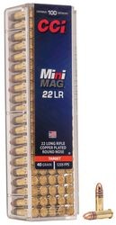 CCI .22lr MINI MAG CPRN 40gr/ - 2,59g (a100) #1235FPS