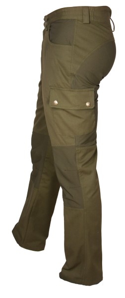 Canvas Outdoorhose - mit Strechpartien, Kurzgröße