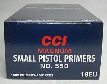 CCI ZÜNDER 550 - Small Pistol Mag (a100)
