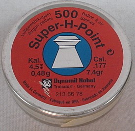 SuperHollowPoint 4,50mm - 0,45g/7,4gr (a500)