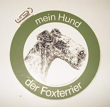 Aufkleber Foxterrier - 
