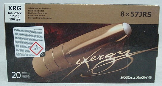 8x57IRS XRG exergy - 12,7g/196gr (a20)