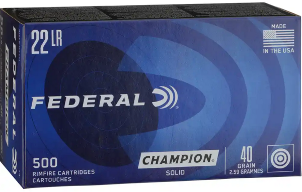 Federal .22lr SOLID Champion - 40gr/2,59g (a500) #510#