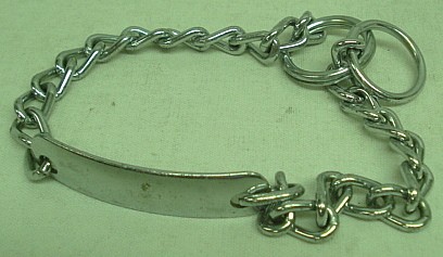 Kettenwürger 50cm - 3mm stark mit Gravurplatte