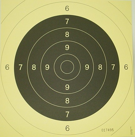 Spiegel f. Pistolenscheibe 25m - 26x26cm (Einzelpreis)