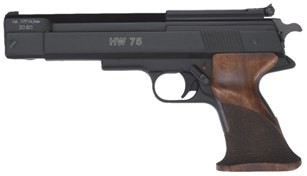 HW 75 Kal.4,50mm - Nussbaum-Matchgriff
