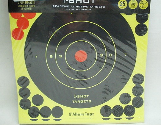 Zielscheibe I-Shot 20x20cm - 25-erPack Aufkleber