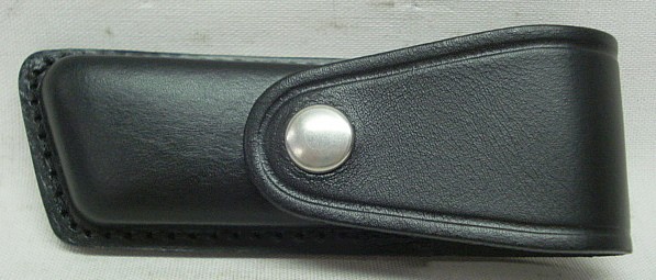 Lederetui schwarz Klein - Grifflänge: 10 cm,Rindleder