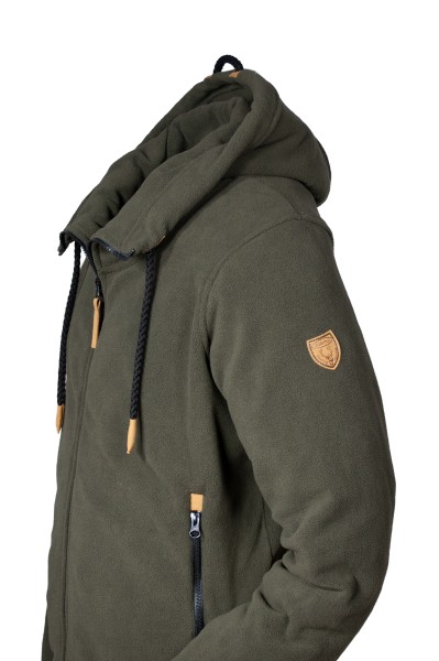 Hoody Fleece - mit kräftigem Kordelzug