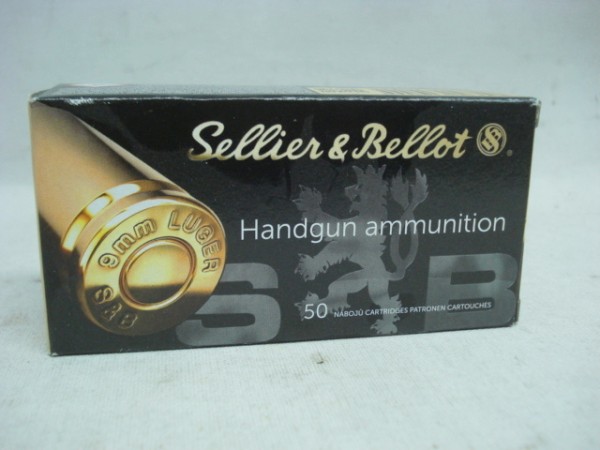 S&B 9mmLuger FMJ 8,0g/124gr - (a50)