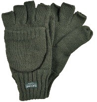 Handschuh Strick Fäustel - ohne Fingerkuppen,Thinsulate