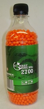 BBs 0,12g/2700stk/orange - Combat Zone/Flasche