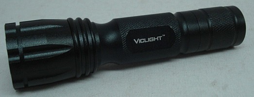Viclight LED-Taschenlampe - 3Watt,schwarz,2xCR123Batterie