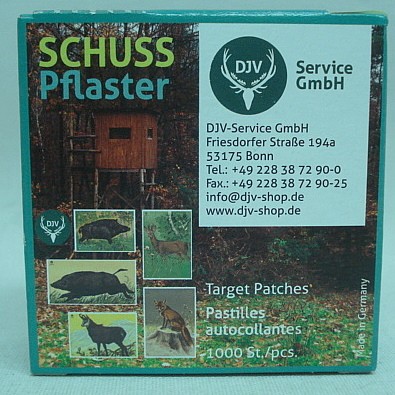 Schusspflaster Rehboock alt - 16mm, braun