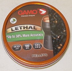 Lethal 4,5mm bleifrei - 0,36g/5,56gr (a100)