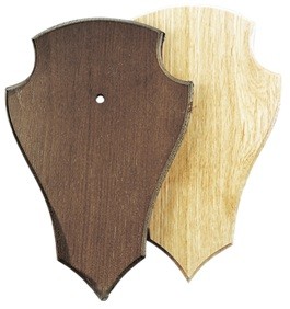 Geweihbrett spitz/dunkel - 35x20