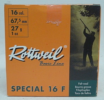 Rottweil Special 16F 16/67,5 - 2,7mm/27g (a25)