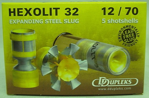 Hexolit 32 12/70 Expans. Slug - bleifrei, 32g/495gr (a5)