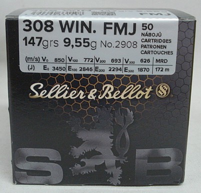 .308Win FMJ / VM Boat Tail - 9,55g/148gr (a50)