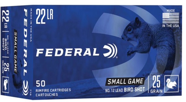 Federal .22lr Blei-Schrot - 25gr (a50) NO.12 #716#