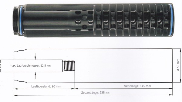 SOB 1 7,62mm(.30) - M15x1, OV