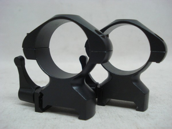Steel Ringe 30 mm extra hoch - Weaver/Picat., Paar mit Hebel