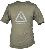 Rundhals Achtung Wild - Material: 100% Baumwolle