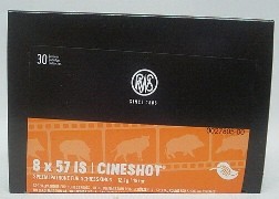8x57IS CINESHOT - 12,1g/187gr (a30)