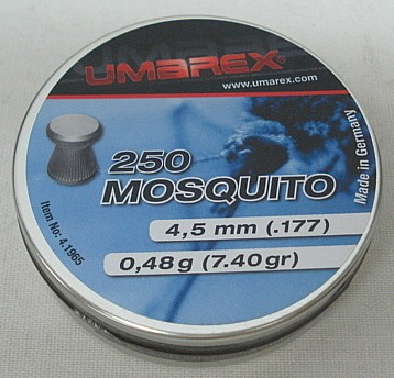 Mosquito 4,50mm - 0,48g/7,4gr (a250) Flachkopf