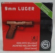9mmLuger Hohlspitz - 8,0g/124gr (a20) Fangschuss