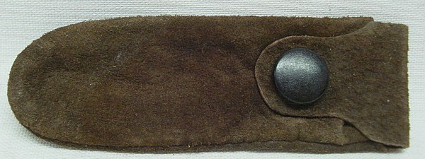 Lederetui klein - Druckknopf; Grifflänge: 8cm