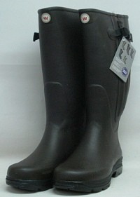 Gummistiefel Cardinal braun - variabl. Schaft & Reisverschl.