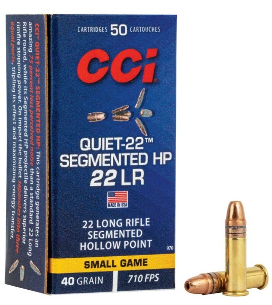 CCI .22lr QUIET-22 SHP 40gr/ - 2,6g (a50) #00970