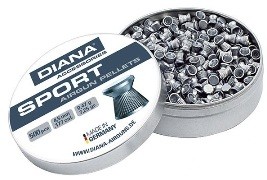 Sport Flachkopf geriffelt - 4,50mm/0,47g/7,25gr (a500)