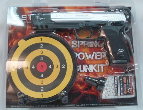 SA GSG BW Long Kal.6mmBB - im Set, 15 Schuss