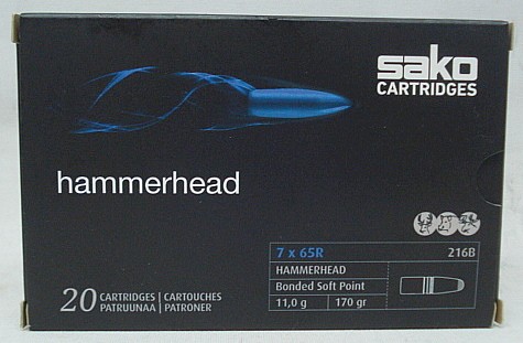 7x65R Hammerhead SP - 11,0g/170gr (a20)