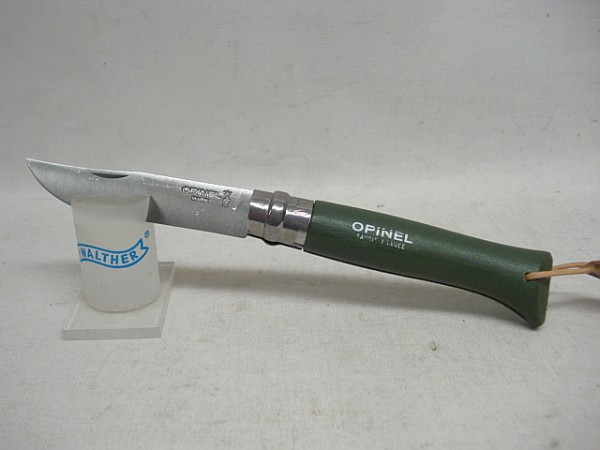 Opinel Messer No 08 - Colorma, Buche, khaki