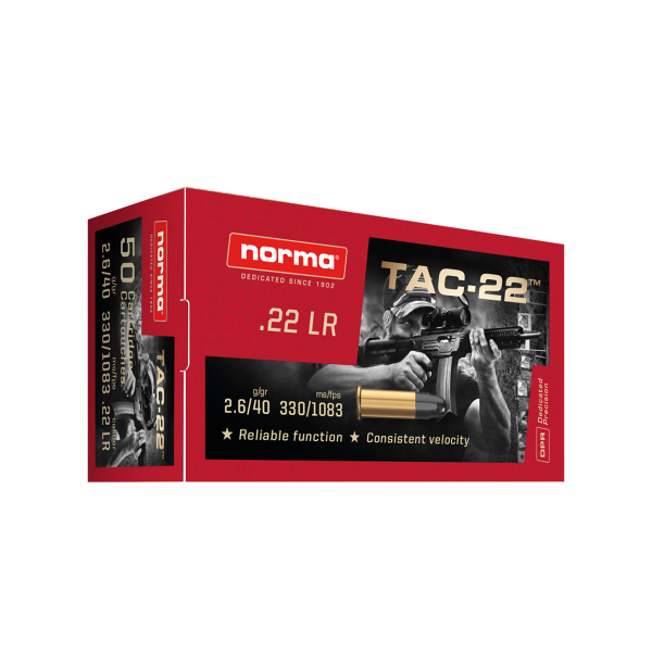 Norma TAC-22 .22lr 2,6g/40gr - 