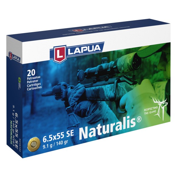 6,5x55 SE Naturalis LF - 9,1g/140grs (a20)