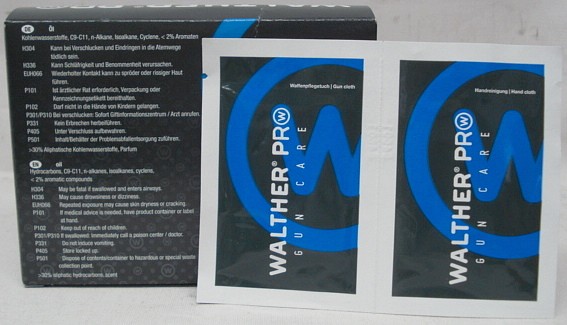Walther Pro Wipe & Care - Pflege & Reinigungstücher 10