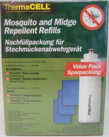 ThermaCell Nachfüllpackungen - inkl.4Kartusche u.12 Wirkstoff